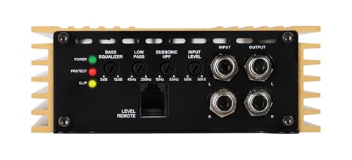 Image of Rockville RD1000.1 Gold 1 Ohm Mono Car Amplifier, 1000W RMS / 2400W Peak