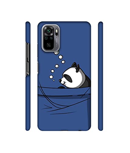Image of Lasy Panda Design 3D Printed Hard Back Case Cover for Mi Redmi Note 10 4G / Note 10S 4G