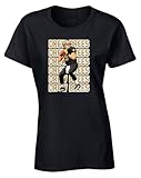 Black New Orleans Drew Brees Text Pic Womens T-Shirt Adult Medium