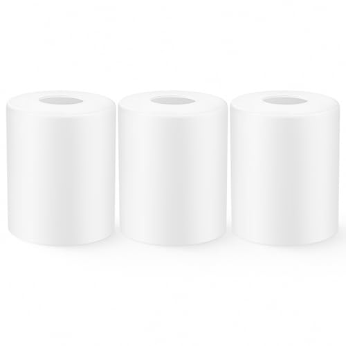 Image of Teenyyou 3 Pcs Frosted Glass Shade Replacements for Pendant Light Fixtures Glass Lamp Shade Cover, 1-5 /8 Inch Fitter, 4 inchw x 4.7 inchh, Replacement Lamp Globe for Chandelier Wall Light Sconce