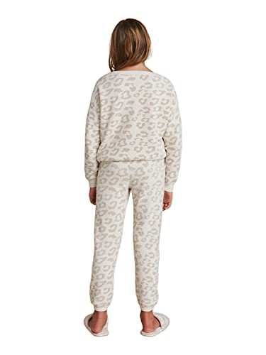 Barefoot Dreams CozyChic Ultra Light Youth Barefoot in The Wild Track Pants2