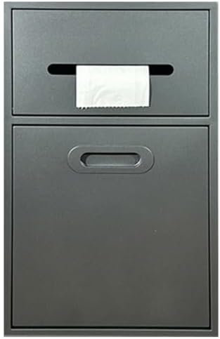 Panel de ducha de acero inoxidable para baño, diseño oculto, sin necesidad de azulejos, solución ahorradora de espacio con porta-papel higiénico y puerta, gris miniatura 1