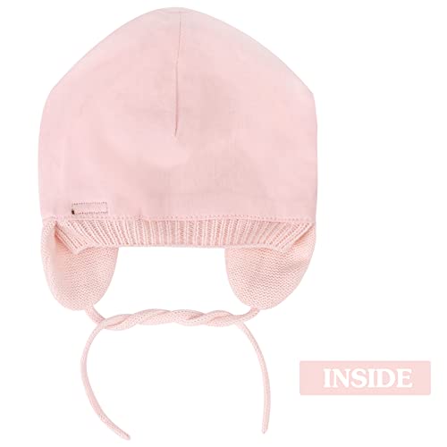 Dreshow Bqubo Baby Hats Infant Knit Hat Kids Earflap Warm Bear Ears Fleece Beanie With Mittens Toddler Boys Girls Newborn #TOP2