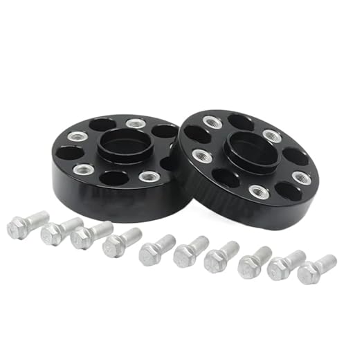 Spacer de Roue 30mm BMW X5 E70 F15 et X6 E71 F16 Noir - Entretoise de Roue PCD 5x120 CB 74.1