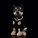 DTKJ Simulation Dobermann Mignon Peluche Peluche Peluche steur-shorthare Policier Noir Chien Chien véritable Vie modèle pour Enfants Cadeau Anniversaire