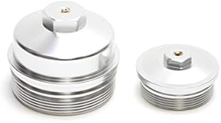 Billet Aluminum Oil & Fuel Filter Caps w/ 1/8