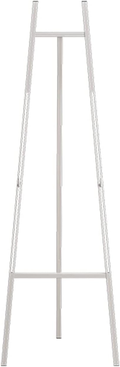 Caballete trípode Plegable Dorado/Negro/Blanco de 115 cm/141 cm de Alto para Pintar, Soporte de exhibición Ajustable de Metal liviano para Bodas (Negro 115 cm) (Blanco 141 cm)