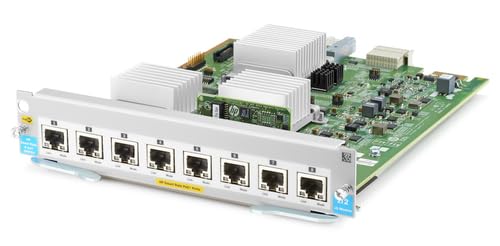 Image of HPE 5400R 8-Port 1 /2.5 /5 /10GBASE-T PoE+ with MACsec v3 zl2 Module - for Data Networking - 8 x RJ-45 10GBase-T LAN - Twisted Pair10 Gigabit Ethernet - 10GBase- - 10 Gbit /s - 1