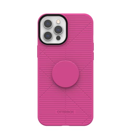 Coque Pop OtterBox iPhone 12 antichoc silicone rose rigide