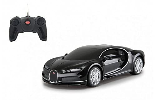 JAMARA Bugatti Chiron 1:24 2.4GHz - offiziell lizenziert, bis zu 1 Std Fahrzeit bei ca. 9 Km/h, perfekt nachgebildete Details, hochwertige Verarbeitung