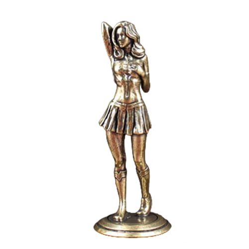 Estatua miniatura cuerpo mujer sexy de latón