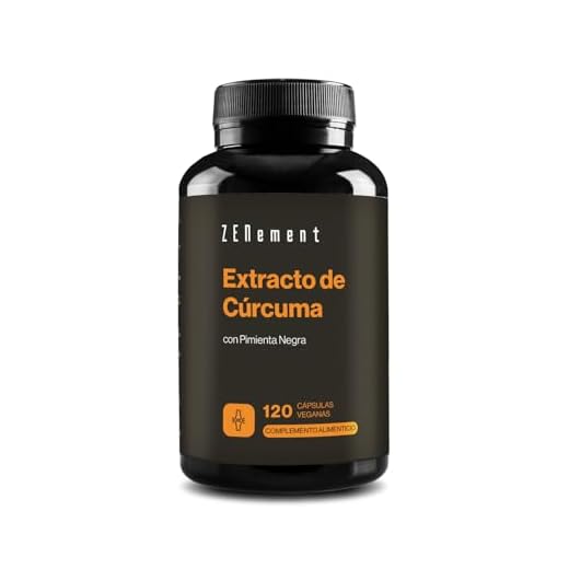Cúrcuma 4600mg Extracto Certificado, 120 cápsulas, con Pimienta Negra. Potente antioxidante, para la salud cardiovascular y las articulaciones. Máxima concentración. 100% Natural