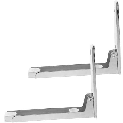 DECOMELODY Soporte Microondas Acero Inoxidable Extensible para Horno Estantería de Pared para Cocina Montaje Seguro y Duradero Compatible Mayoría de Hornos Microondas