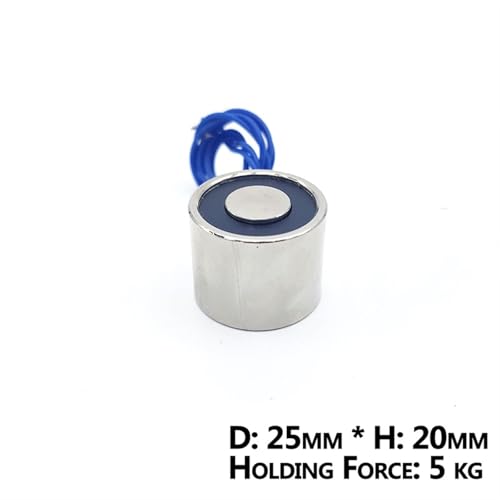 Électroaimant 25/20 DC 24V cylindre puissant de 50N pour automatisme - 6