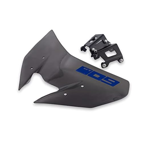 LIANGJING Vindrute kompatibel med Yamaha MT-09 / SP FZ-09 2017-2020 18 19 Vindruta Pare-Brise Motorcykel Vindruta MT-09SP MT09 FZ09 (Color : FAXYGFGMX-BLUE)