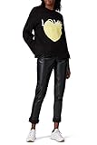 Victor Alfaro Collective Rent the Runway Pre-Loved Love Graphic Sweater, Black, Medium