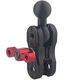 Rigdance 20mm Double Socket Arm with Dual 20mm Ball Connector, CNC Aluminum Extension Adapter | Compatible with Bulletpiont Mounting Solutions (2.36' Length)
