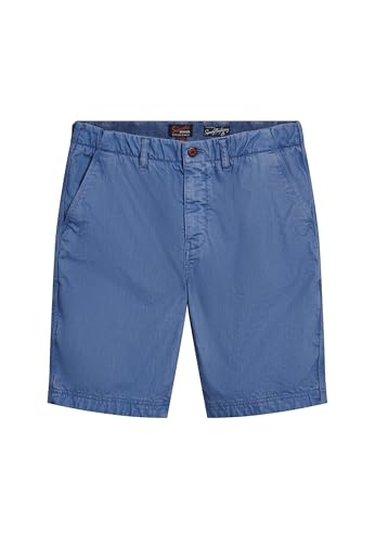 Superdry Short Chinois Combinaison Court Homme en Coton Kaki