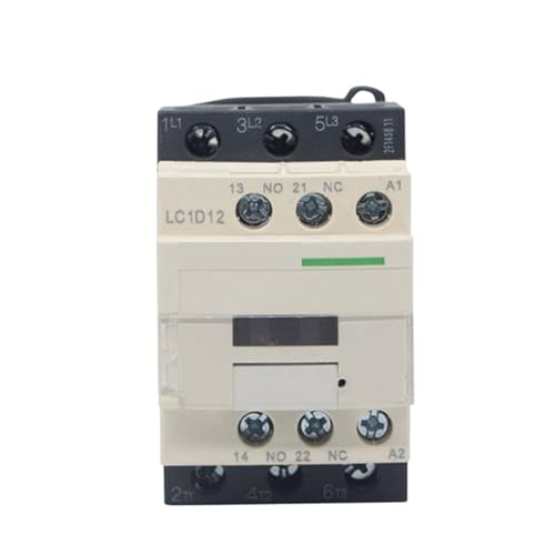 Contacteur ca triphasé LC1-D12 220VAC magnétique pour rail Din 1 pièces
