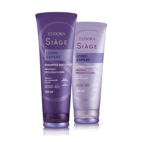 Eudora Kit Siàge Loiro Expert: Shampoo 250ml + Condicionador 250g Eudora Kit Siàge Loiro Expert: Shampoo 250ml + Condicionador 250g