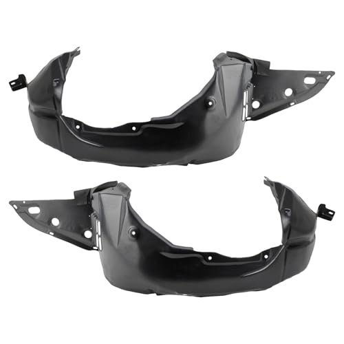 Image of TRQ Inner Fender Liner Set Compatible with 2007-2011 Nissan Altima NI1248120 NI1251135