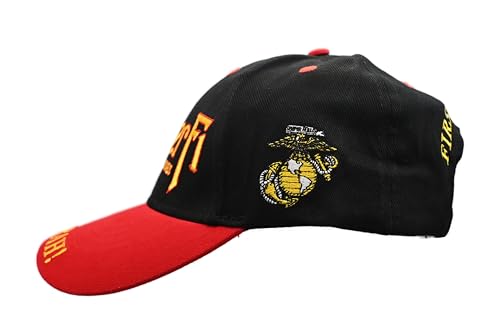 Image of MWS U.S Marine USMC Semper Fi Always a Marine Traditions Since 1775 Logo Eagle Embroidered Cap Hat