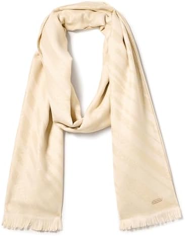 Calvin Klein womens Diagonal Stripe Metallic Lightweight Scarf