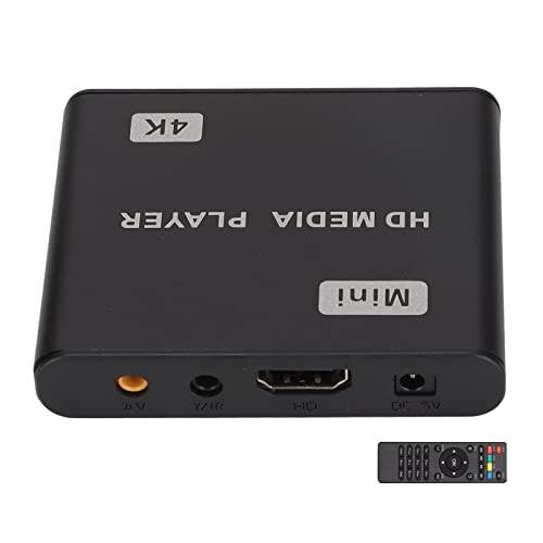4K Hd Media Player, Mini Full Hd 1080P Digital Streaming Media Player With Remote Control And Led Indicator, Support For 720P Rm / Rmvb(#1) #TOP5