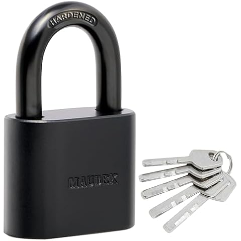 Maudex® PBK40 All-Weather Padlock with 5 Keys Cover