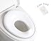 Potty Training Seat for Boys and Girls - Travel Potty Seat - Portable for Toddler - Fits Round and Oval Toilets (Gray) - MEETBABY