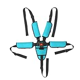 Uso: Friendly Use Cinturón seguro de 5 puntos para cochecito de bebé, buggy, silla y etc. Asiento de bebé