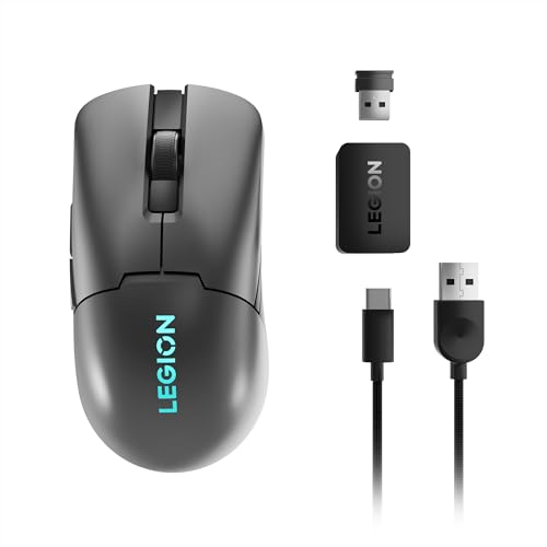 Lenovo Souris de Jeu sans Fil Legion M600s Qi 6 Boutons - Noir