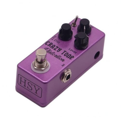 MotiveTech Distortion Pedal Distortion Guitar Pedal Portable Stompbox for Pedalboard
