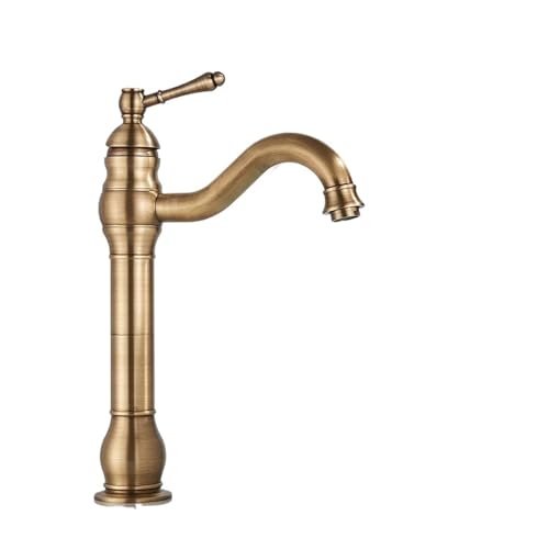 Mitigeur chaud et froid en laiton vintage avec finition chromée brillante de haute qualité