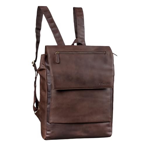 STILORD 'Maurice' Rucksack Vintage Leder Damen...