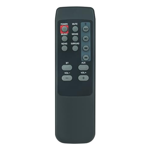 New PERFASCIN Replace Infrared Remote Control Fit for Nakamichi Soundbar NK1B Home Speaker System(not Work with Other Nakamichi Model)