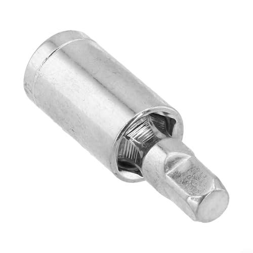 Adaptateur de douille articulée pivotant à 360 degrés avec barre d'extension à cliquet 6,35 mm 3/8 1/2 en acier au chrome vanadium tête flexible pour atelier (45661)