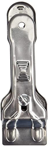 Fackelmann Cleaning Scraper with 5 Blades 5 inch of Stainless Steel, 13 x 7.8 x 1.8 cm, Silver