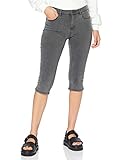 Vero Moda VMHOT Seven NW DNM Slit Knicker Color Khakis, Grey (Medium Grey Denim), S para Mujer