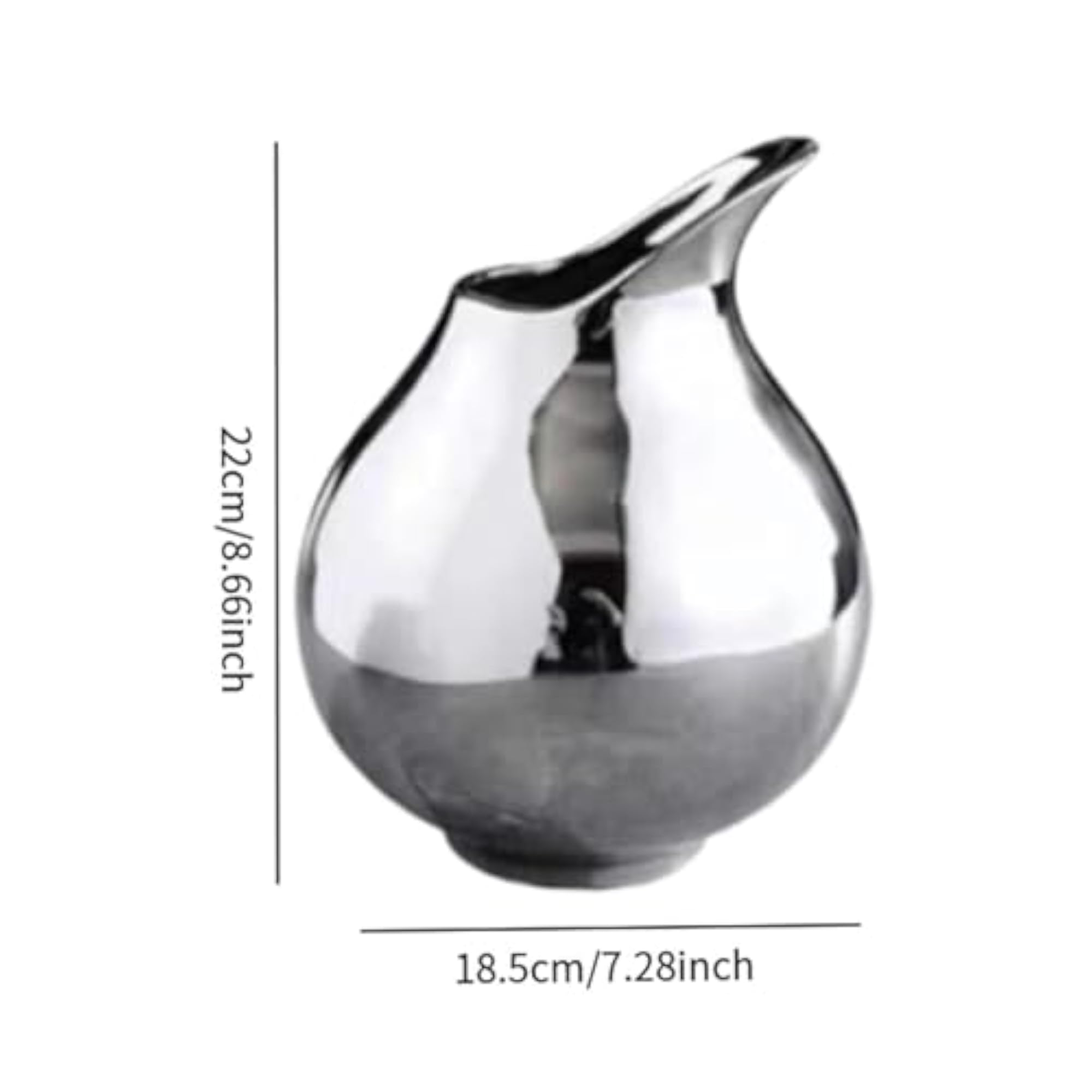 Elegant Modern Ceramic Flower Vase for Dining Room