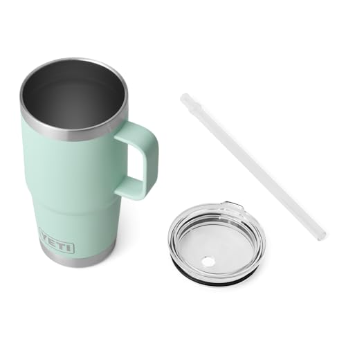 YETI Rambler Trinkbecher Mit Trinkhalmdeckel, Seafoam, 25 oz (739 ml) – Ansicht 6