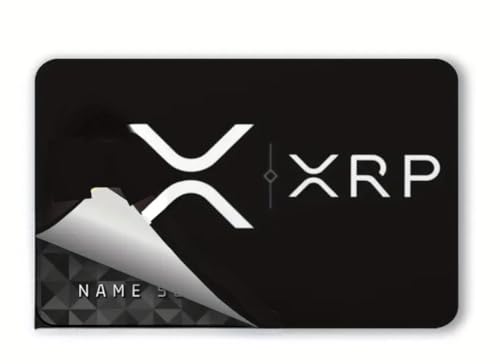 XRP Crypto Currency Credit Card Skin Stickers for Key, Debit, Bank 4PCS - Cryptocurrency for Adults