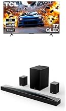 TCL 55-Inch T7 Series (55T7, 2025 Model) 4K QLED with Dolby Vision HDR & Dolby Atmos Smart TV with Google TV + Q85H Q Class 7.1.4 Channel Sound Bar with Dolby Atmos