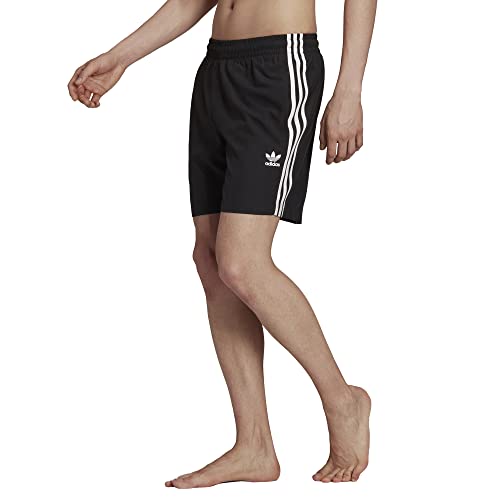 Preisvergleich Produktbild adidas Mens 3-Stripes Swims Swimsuit, Black, M