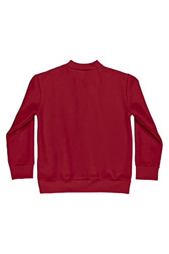 Conjunto de Inverno com Jaqueta e Calça em Moletom Bee Loop, Vermelho, 10
