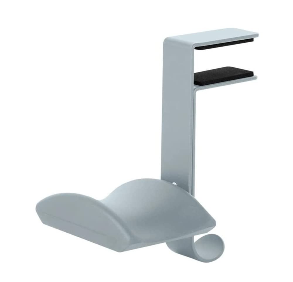 MRKU Supporto per Cuffie, Gancio per Cuffie, Supporto da scrivania Universale per Ufficio e Gaming, espositore salvaspazio, Morsetto da Tavolo