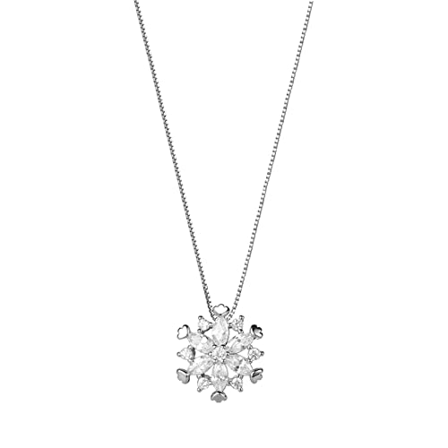 Collier pendentif femme YCQYM ras du cou chaîne strass alliage