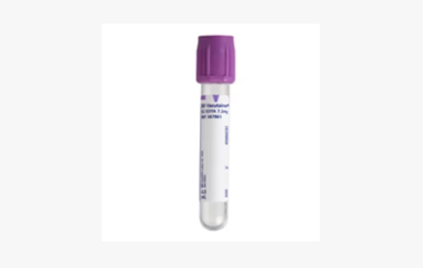 BD Vacutainer EDTA Tubes, 367861 (100 Count)