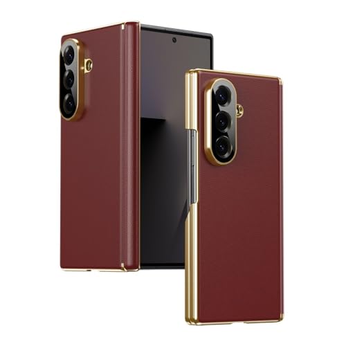 Éviter les rayures sur Galaxy Z Fold 4 avec cet étui rouge à charnière protégée