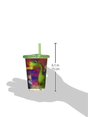 Nuby 3-Pack Stackable Printed Wash or Toss Straw Cups, 10 Ounce, Styles May Vary, Multi (94042)